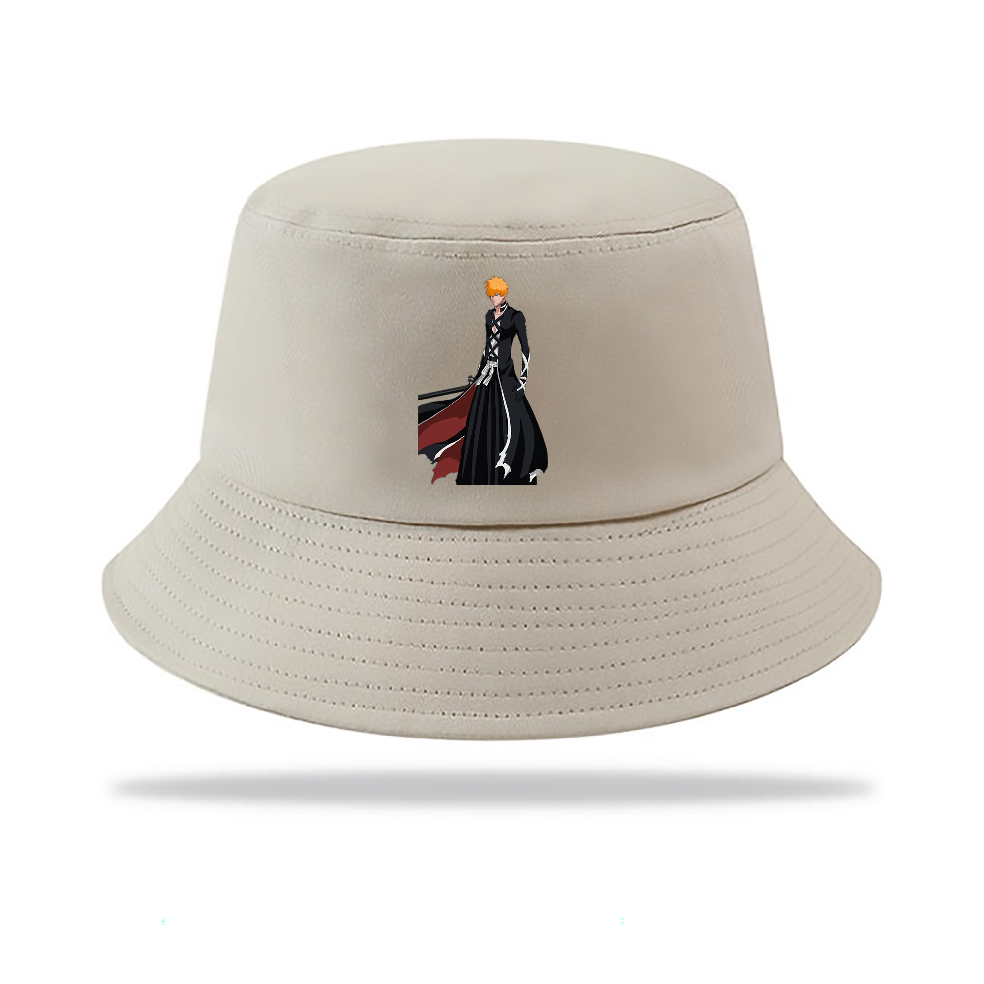 （画像用） ブリーチ 黒崎一護（くろさき いちご）BLEACH Kurosaki Ichigo アウトドア日除けバケットハット